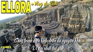 Sốc trước các hang động tôn giáo lớn nhất TG🕉️Hành hương ELLORA 1.500 tuổi