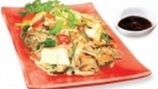 Ẩm thực, nấu ăn: Bún gạo xào chay