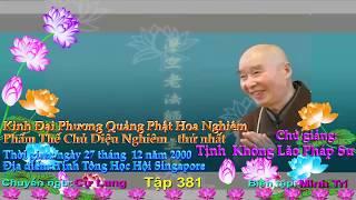 Kinh Đại Phương Quảng Phật Hoa Nghiêm, tập 0381