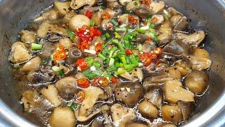 NẤM RƠM KHO QUẸT cay cay thơm ngon đậm đà - món ngon dễ làm