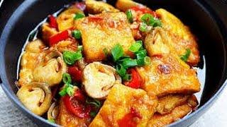 Món đậu hũ sốt cà chua cực ngon và dễ làm