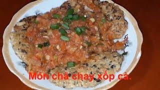 MÓN CHẢ CHAY SỐT CÀ.MÓN ĂN THANH ĐẠM.CHO NHỮNG NGÀY RẰM