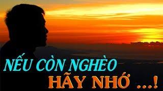 ✅NẾU BẠN CÒN NGHÈO HÃY NHỚ...- Thiền Đạo