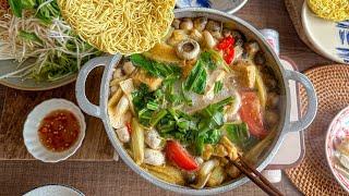 Món chay mỗi ngày tập 7| Lẩu canh chua chay | Món lẩu ngon dễ làm | Ăn Chay Cùng Nhi