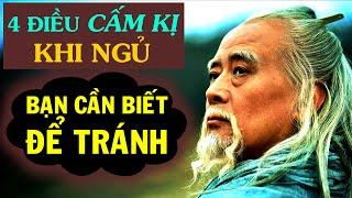 4 ĐIỀU ĐẠI KỊ VỀ GIẤC NGỦ, Bạn cần biết để tránh tự gây tổn hại cho mình - Thiền Đạo