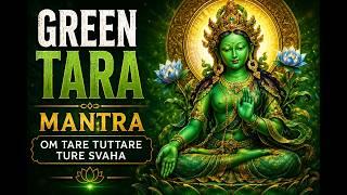 Green Tara Mantra (108 Repetitions) | Most powerful Devi mantra | Om Tare Tuttare Ture Soha | 綠度母