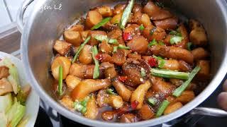 NẤM ĐÙI GÀ KHO TIÊU | Nấm xào Cà chua - Món Chay - Món ăn giải ngán sau TẾT by Vanh Khuyên