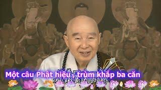 TĐ:467-Một câu Phật hiệu , trùm khắp ba căn