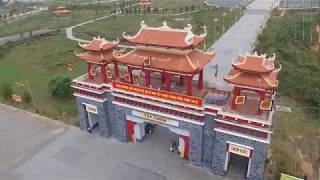 Toàn cảnh Tây - Thiên Tam Đảo và Đại Bảo Tháp MALDALA Từ flycam