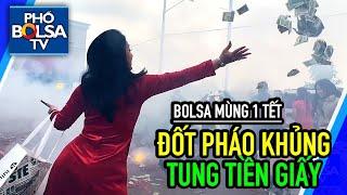 Mùng 1 Tết Bolsa: Đốt pháo khủng, tung tiền giấy, và đại gia đình siêu cute từ Canada du Xuân Bolsa
