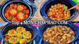 Top 4 MÓN CHAY HAO CƠM đơn giản, dể làm| Món Chay Mỗi Ngày| Vegetarian