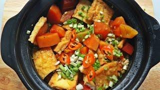 Món Chay Đu Đủ Kho thơm ngon tuyệt vời - Papaya vegetarian dish
